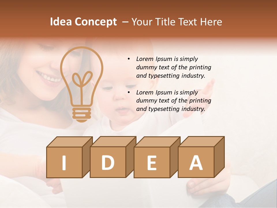 Mom Education Fun PowerPoint Template