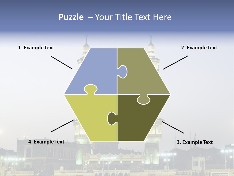 Ramadan Allah Saudi PowerPoint Template