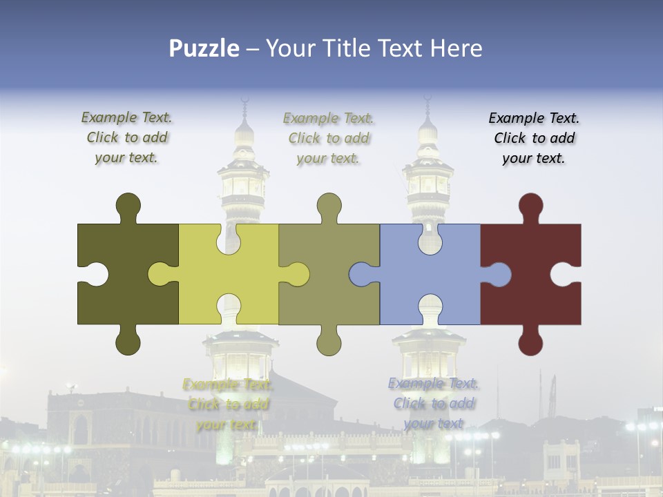 Ramadan Allah Saudi PowerPoint Template