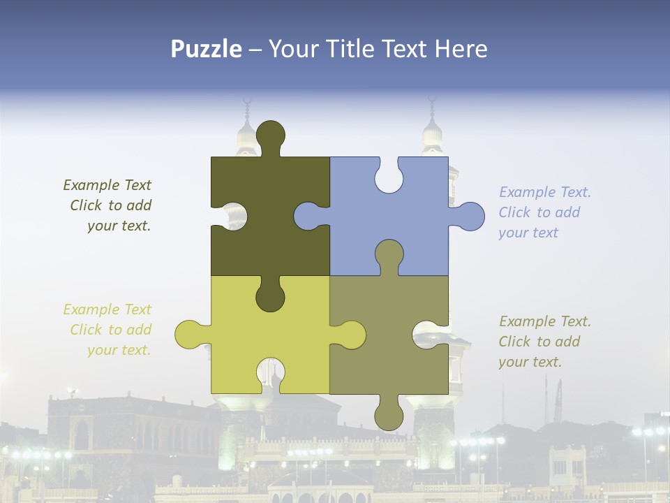 Ramadan Allah Saudi PowerPoint Template