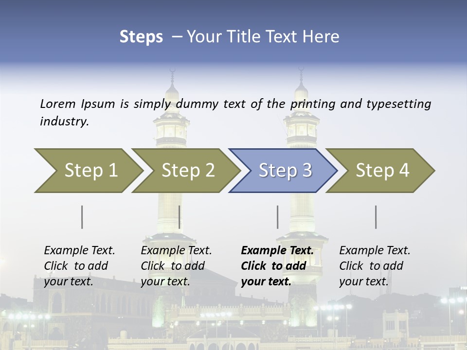 Ramadan Allah Saudi PowerPoint Template