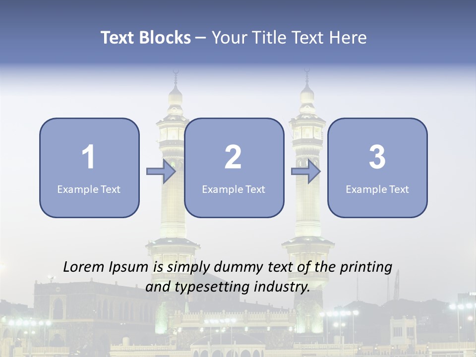 Ramadan Allah Saudi PowerPoint Template