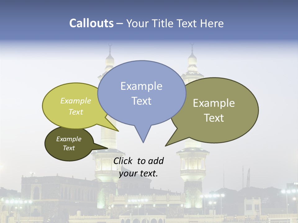 Ramadan Allah Saudi PowerPoint Template