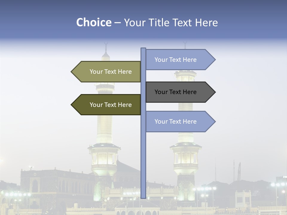 Ramadan Allah Saudi PowerPoint Template