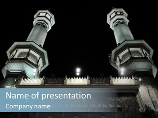 Masjid Muslim Prayers PowerPoint Template