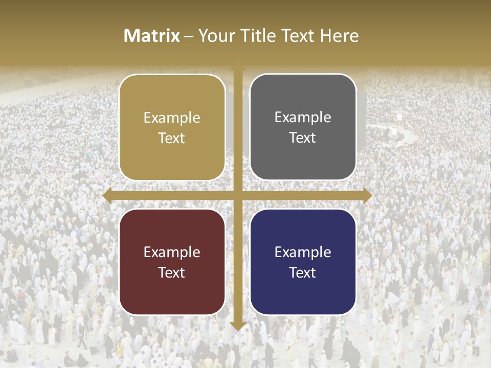 Ramadhan Congregation Kaaba PowerPoint Template