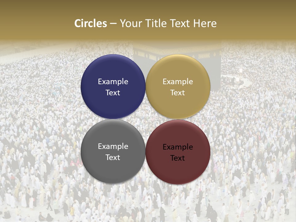 Ramadhan Congregation Kaaba PowerPoint Template