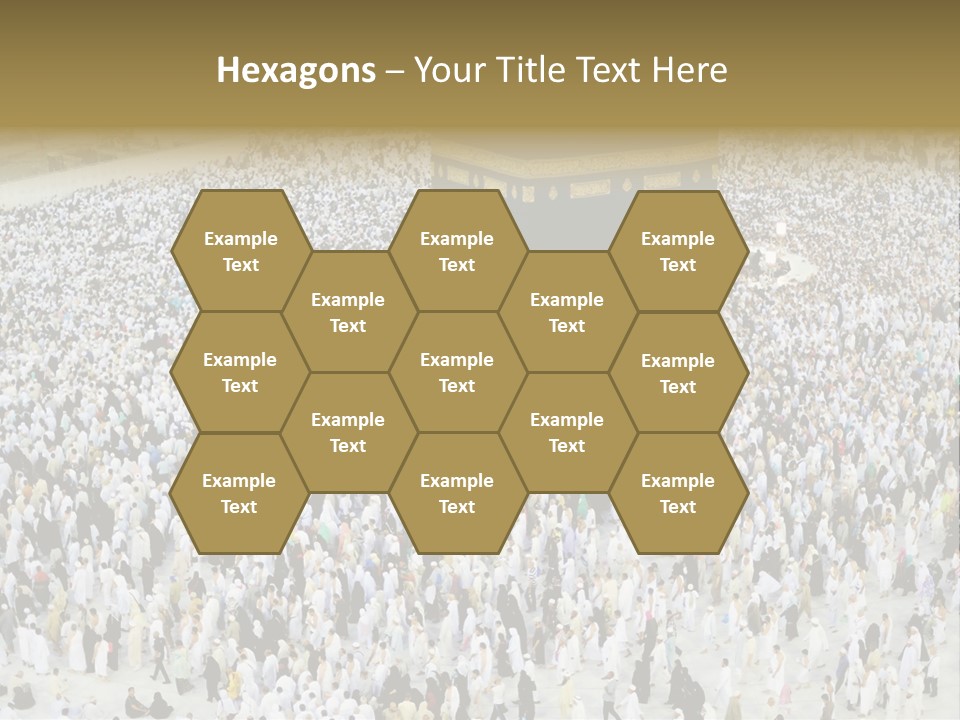 Ramadhan Congregation Kaaba PowerPoint Template