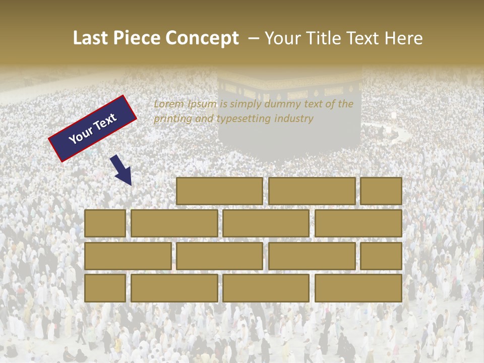 Ramadhan Congregation Kaaba PowerPoint Template