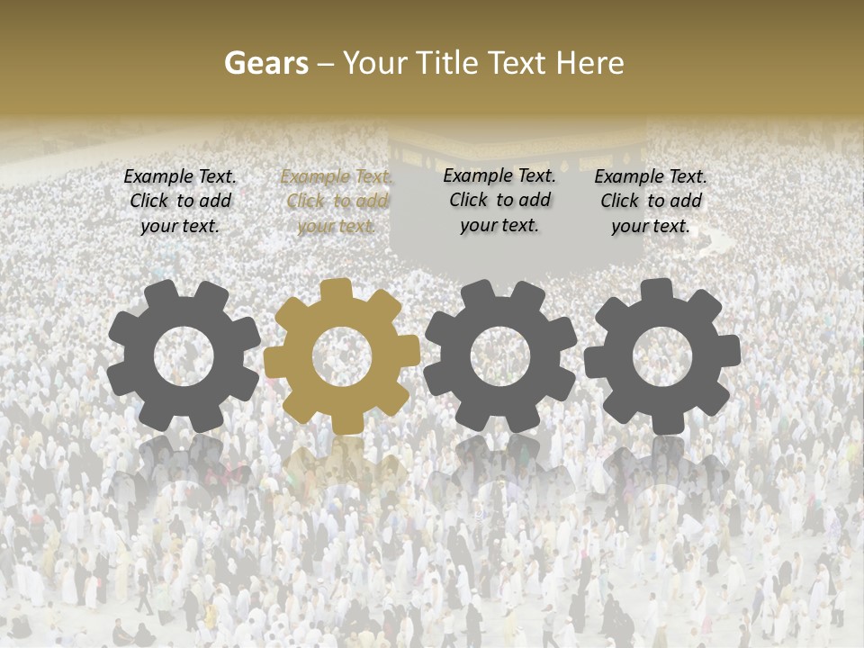 Ramadhan Congregation Kaaba PowerPoint Template