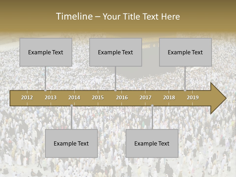 Ramadhan Congregation Kaaba PowerPoint Template