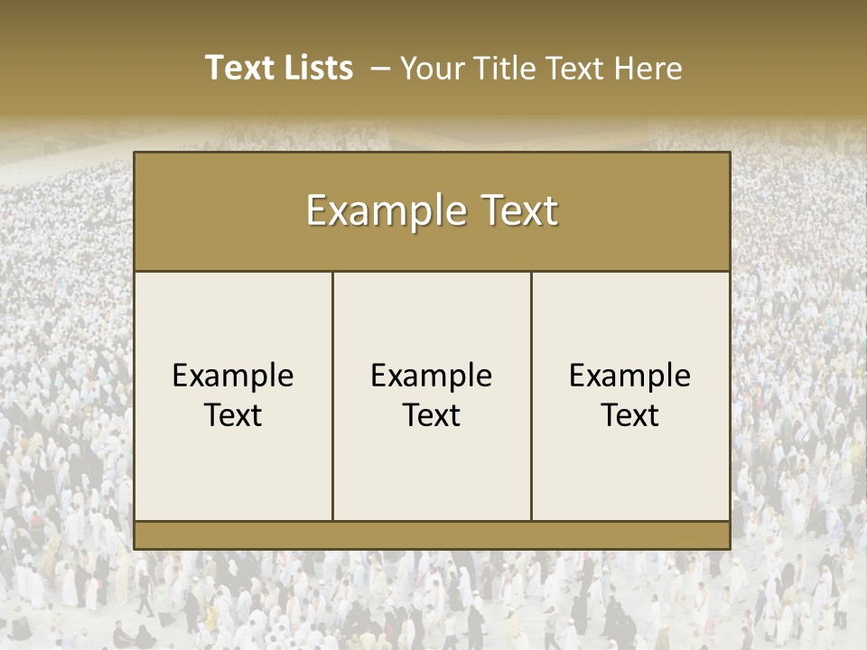 Ramadhan Congregation Kaaba PowerPoint Template