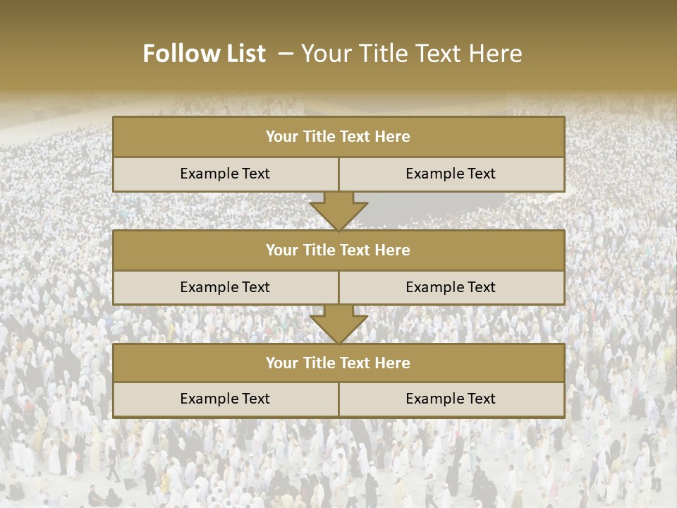 Ramadhan Congregation Kaaba PowerPoint Template