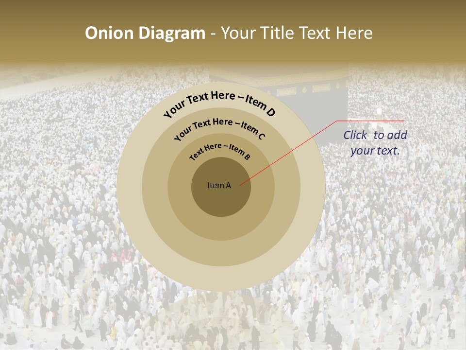 Ramadhan Congregation Kaaba PowerPoint Template