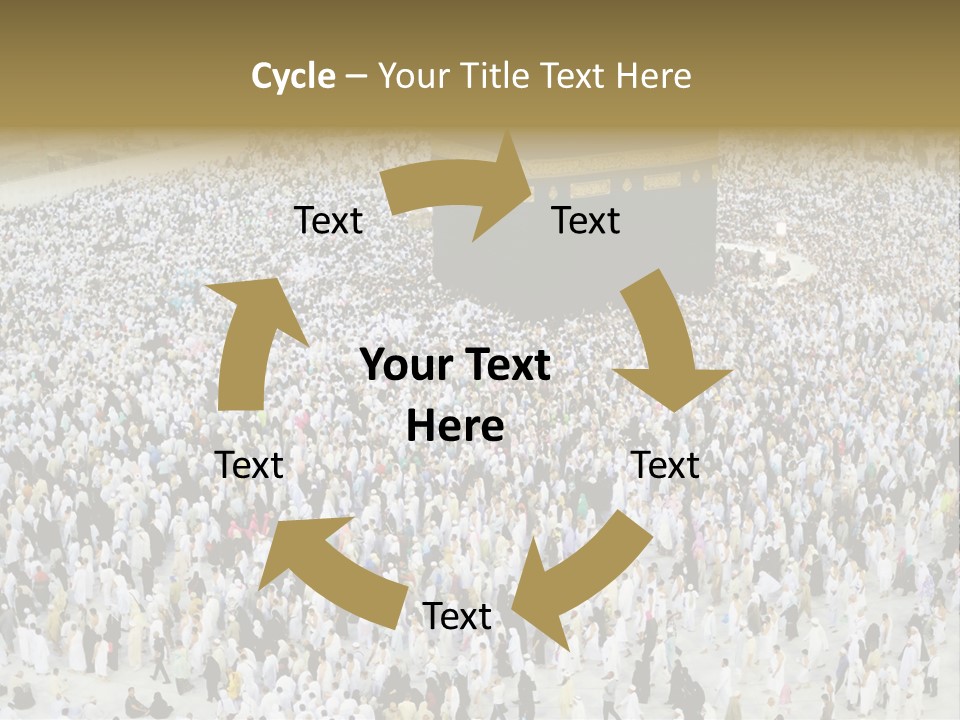 Ramadhan Congregation Kaaba PowerPoint Template