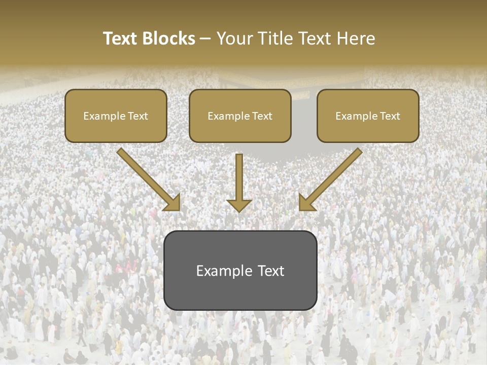 Ramadhan Congregation Kaaba PowerPoint Template