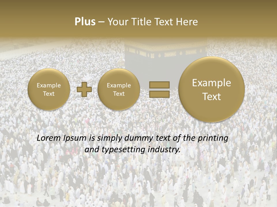Ramadhan Congregation Kaaba PowerPoint Template