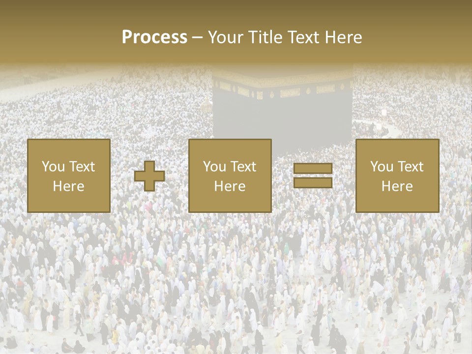 Ramadhan Congregation Kaaba PowerPoint Template
