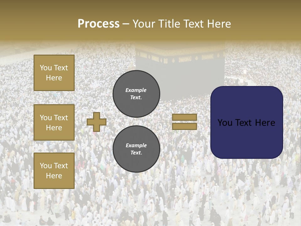 Ramadhan Congregation Kaaba PowerPoint Template