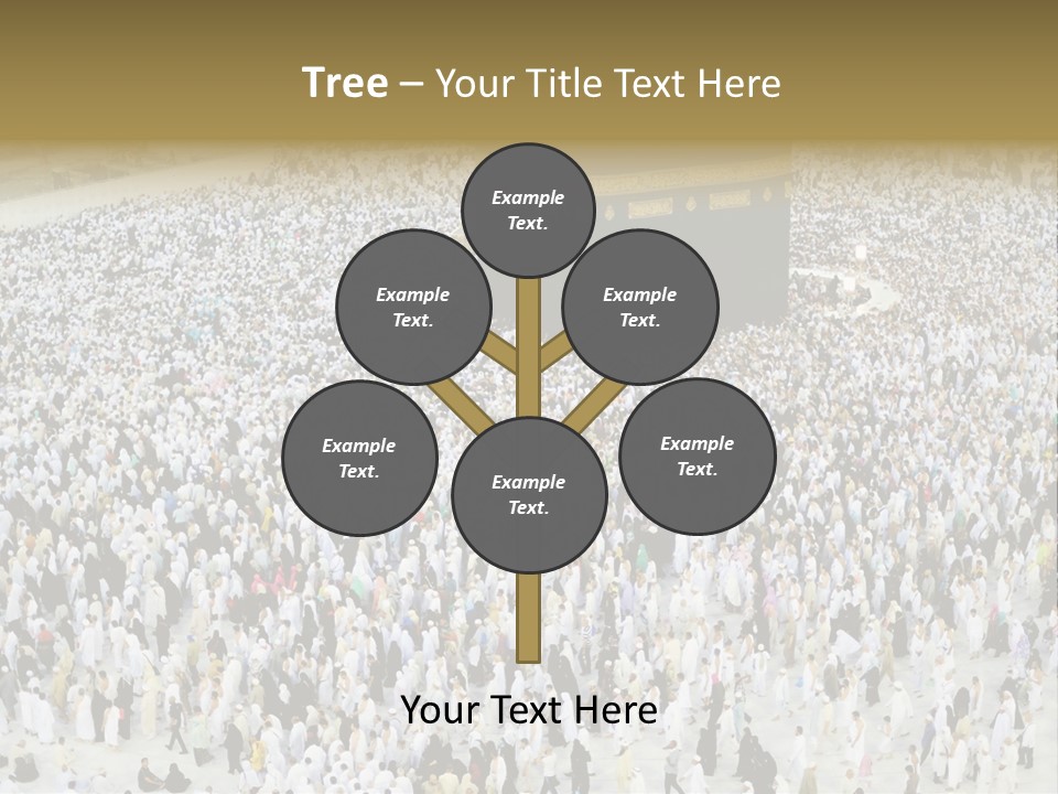 Ramadhan Congregation Kaaba PowerPoint Template