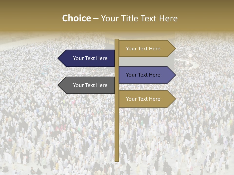 Ramadhan Congregation Kaaba PowerPoint Template