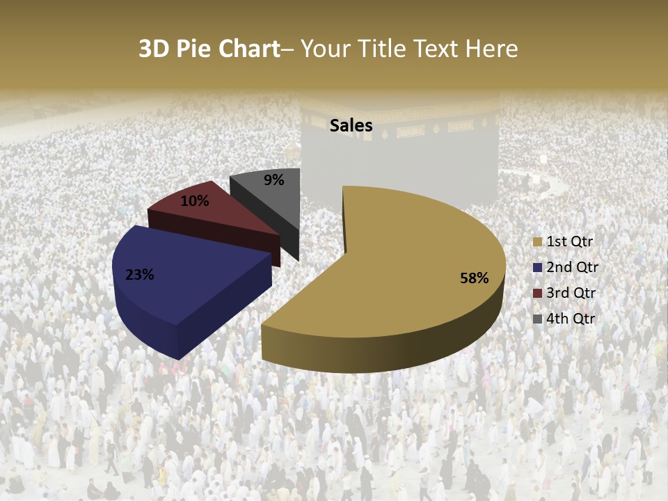 Ramadhan Congregation Kaaba PowerPoint Template