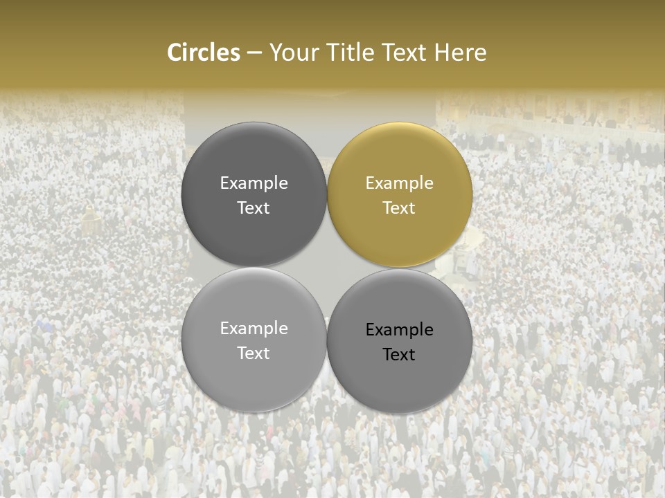 Crowd Evening Holy PowerPoint Template