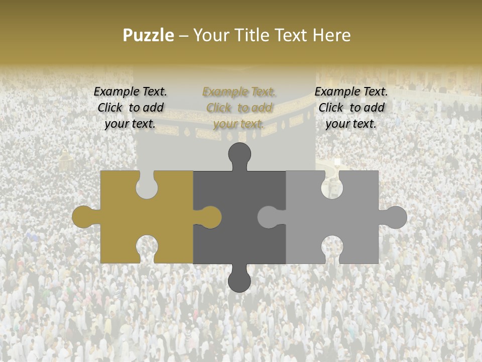 Crowd Evening Holy PowerPoint Template