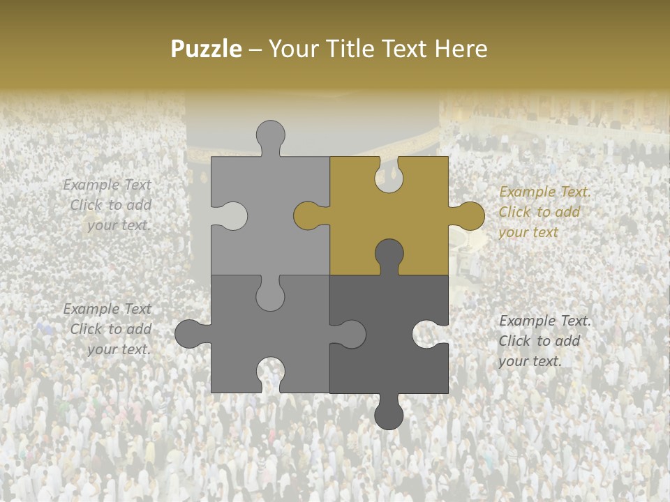 Crowd Evening Holy PowerPoint Template