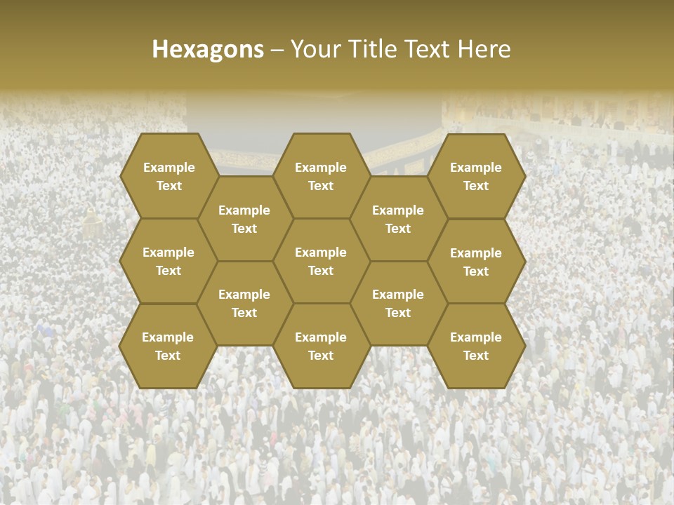 Crowd Evening Holy PowerPoint Template