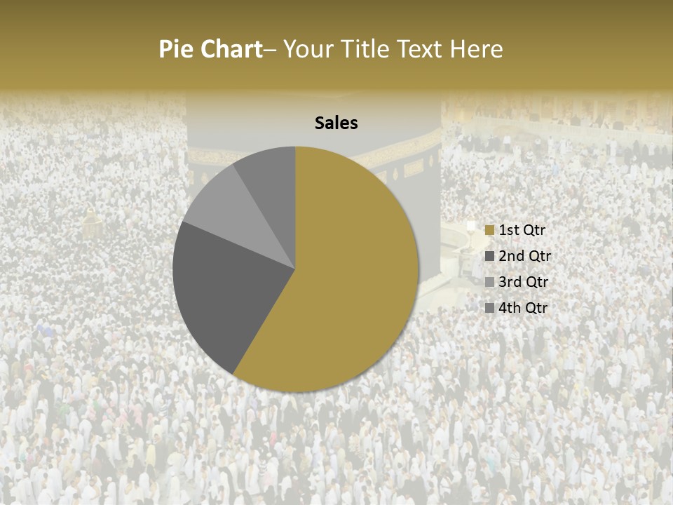 Crowd Evening Holy PowerPoint Template
