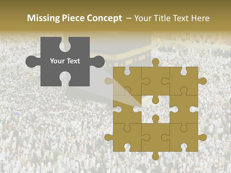 Crowd Evening Holy PowerPoint Template