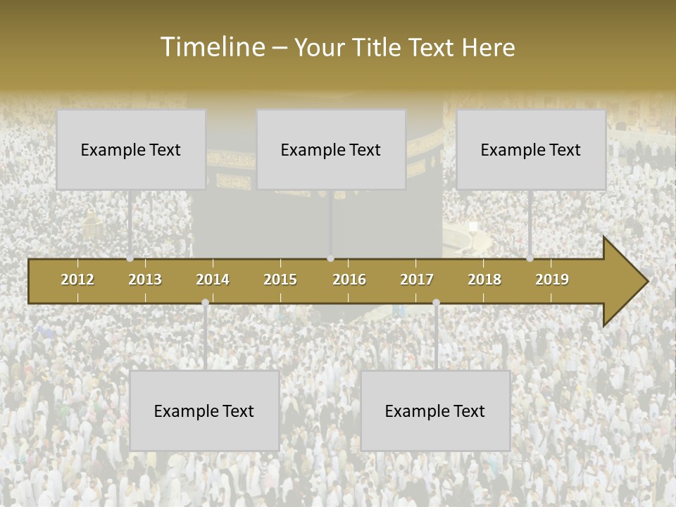 Crowd Evening Holy PowerPoint Template