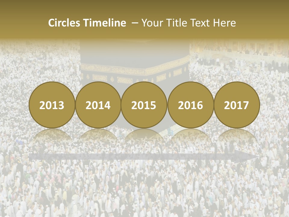 Crowd Evening Holy PowerPoint Template