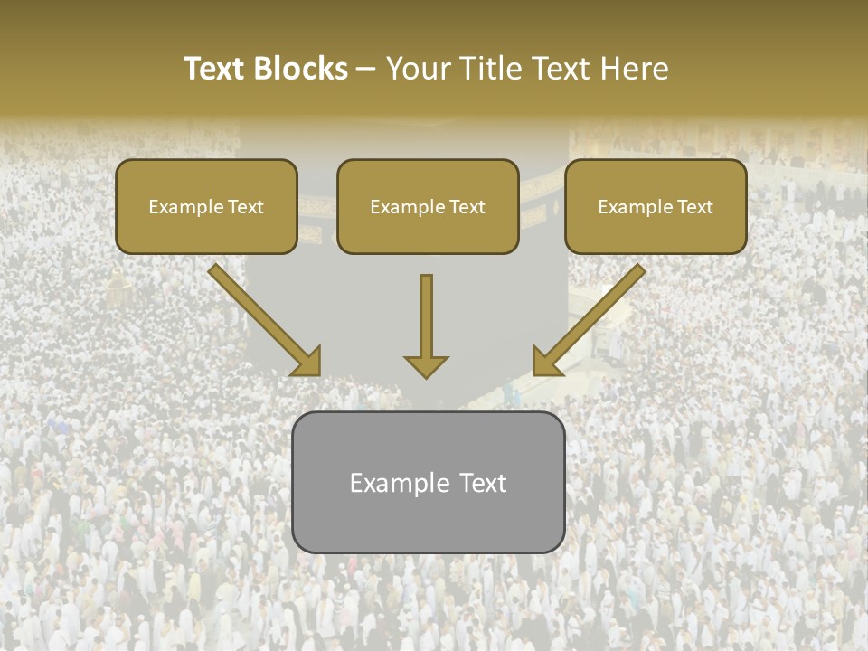 Crowd Evening Holy PowerPoint Template