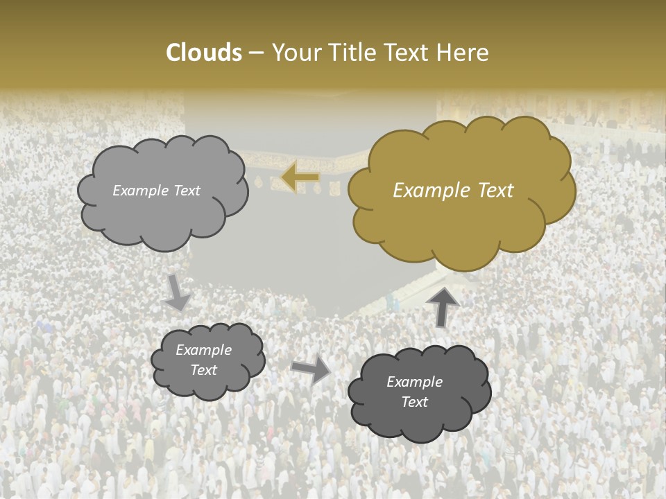 Crowd Evening Holy PowerPoint Template