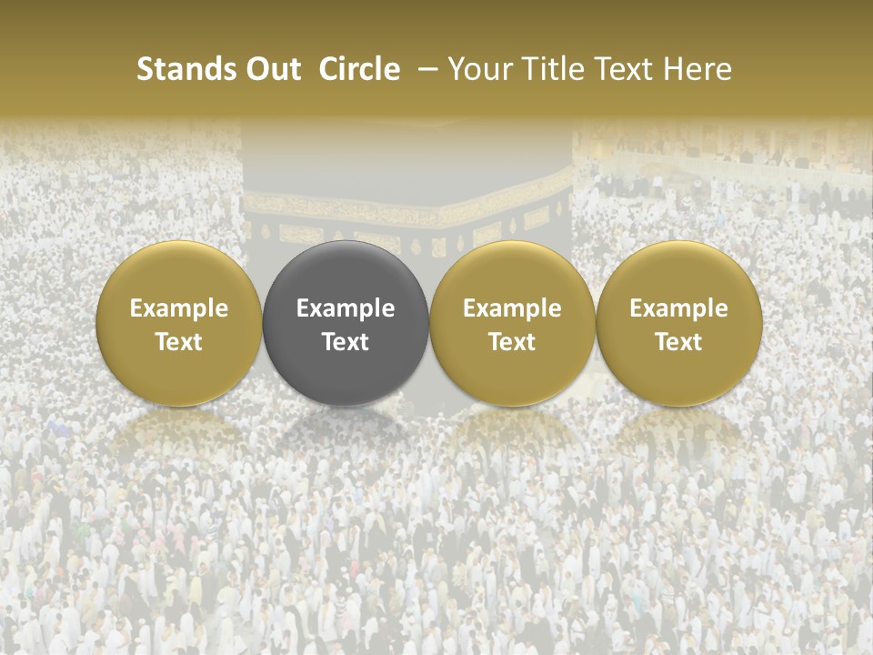 Crowd Evening Holy PowerPoint Template