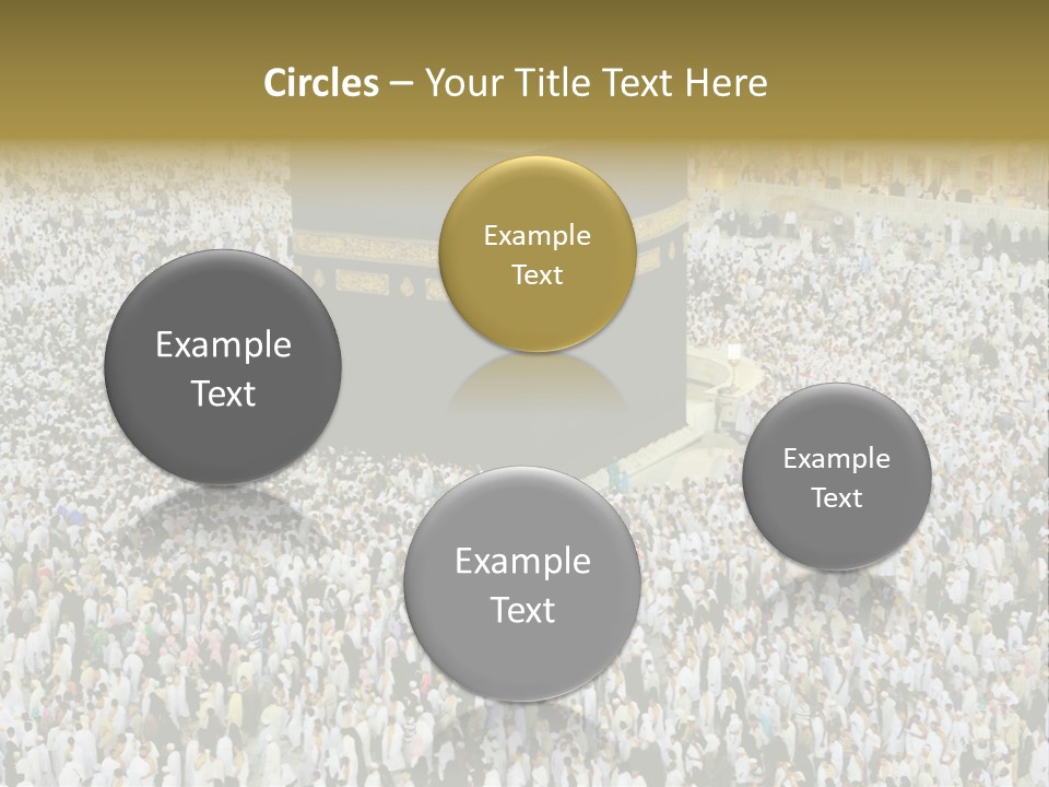 Crowd Evening Holy PowerPoint Template