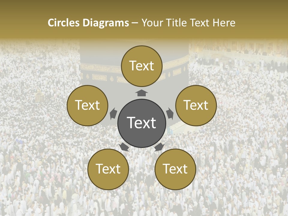 Crowd Evening Holy PowerPoint Template