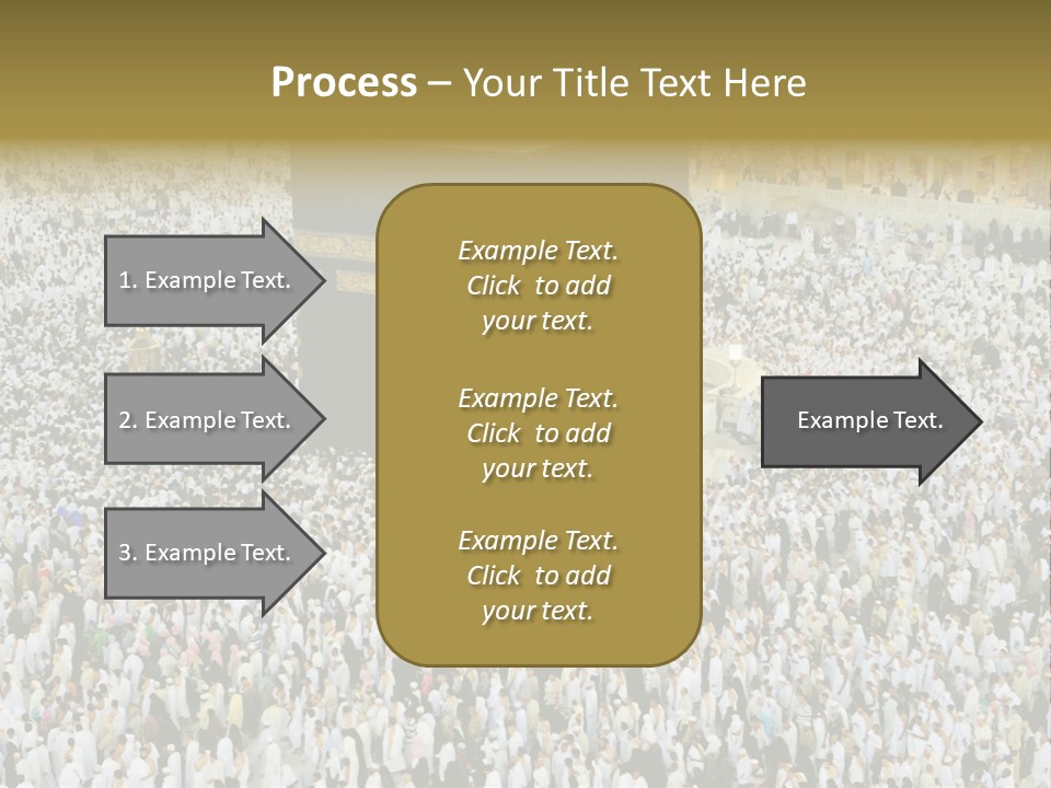 Crowd Evening Holy PowerPoint Template