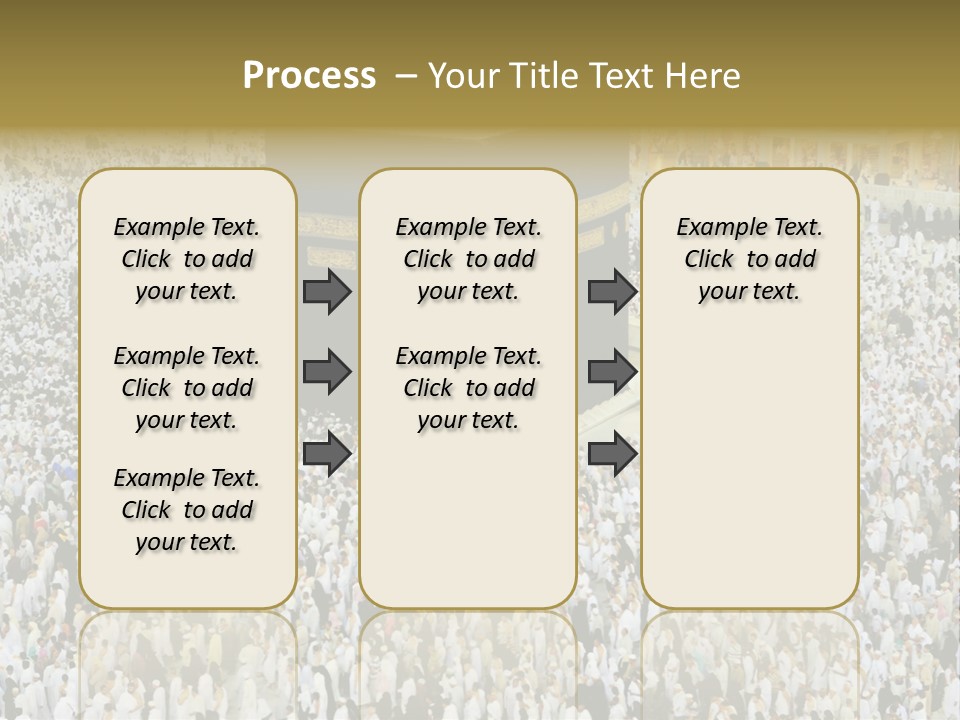 Crowd Evening Holy PowerPoint Template