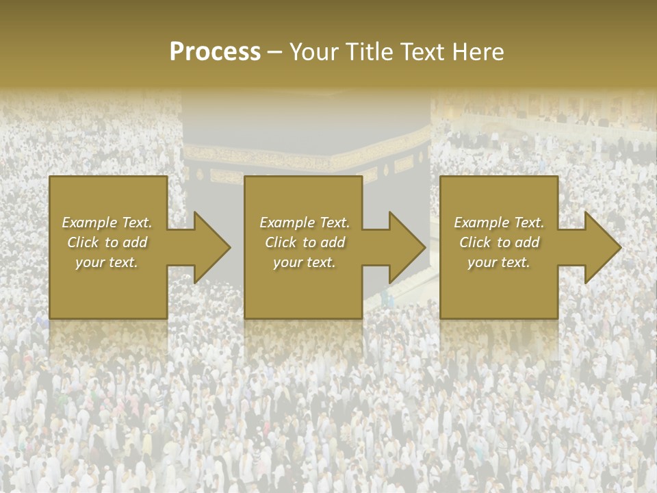 Crowd Evening Holy PowerPoint Template