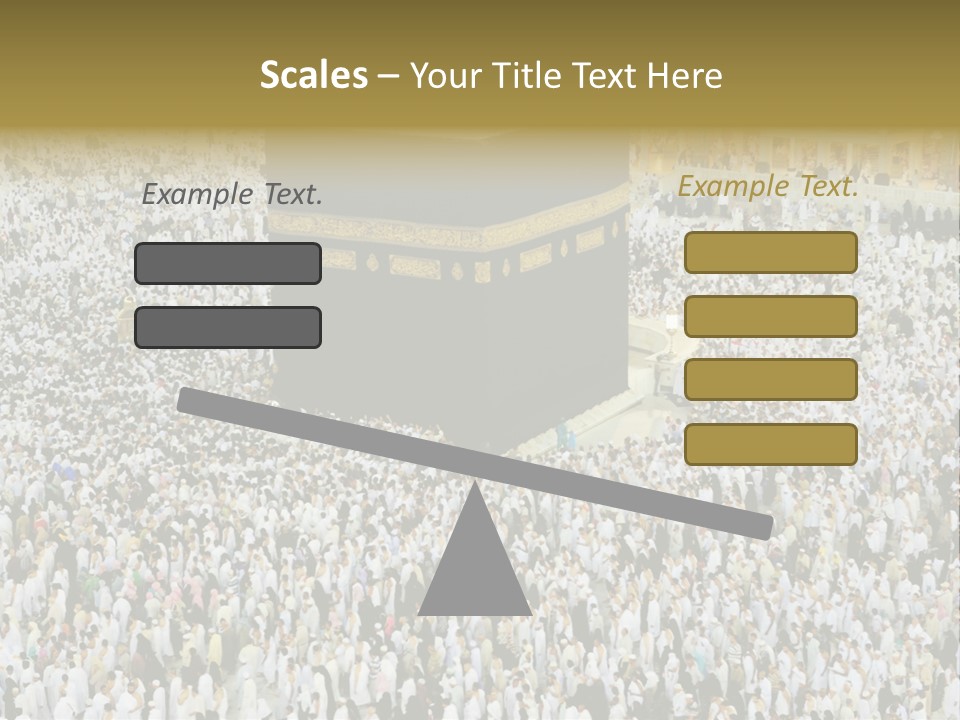 Crowd Evening Holy PowerPoint Template