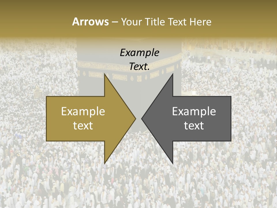 Crowd Evening Holy PowerPoint Template