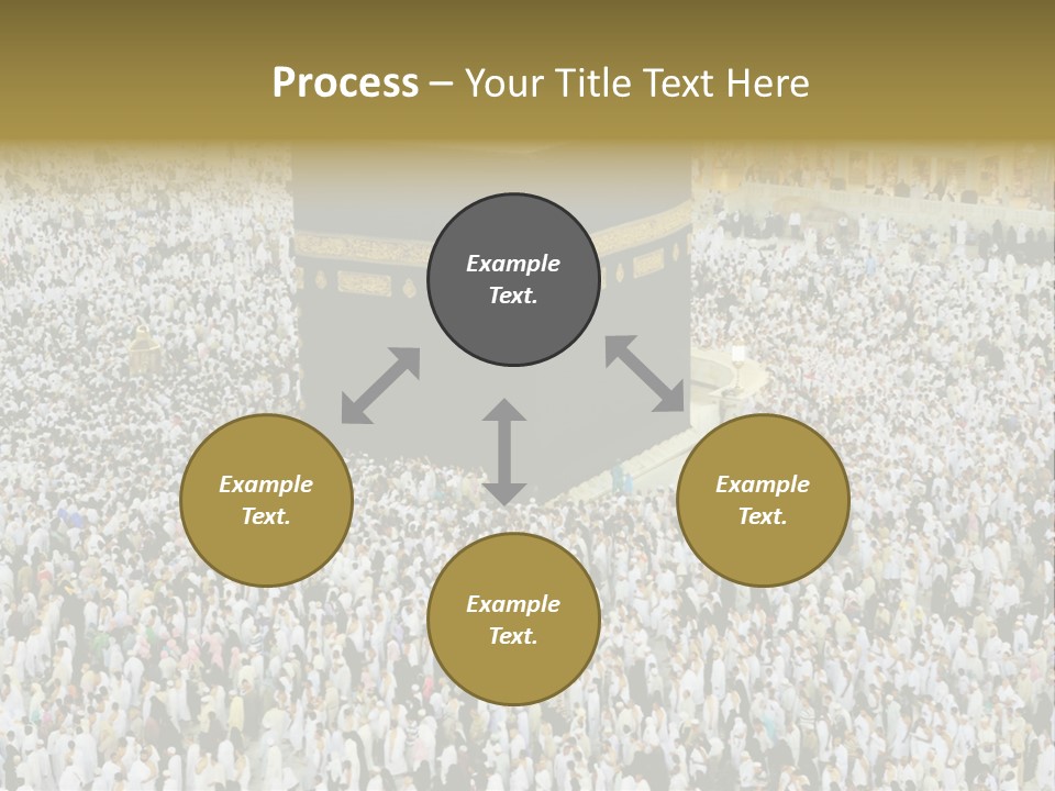 Crowd Evening Holy PowerPoint Template
