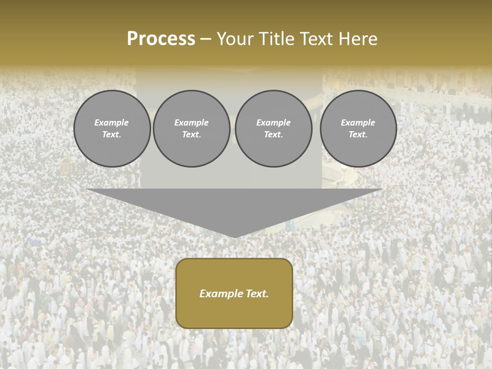 Crowd Evening Holy PowerPoint Template