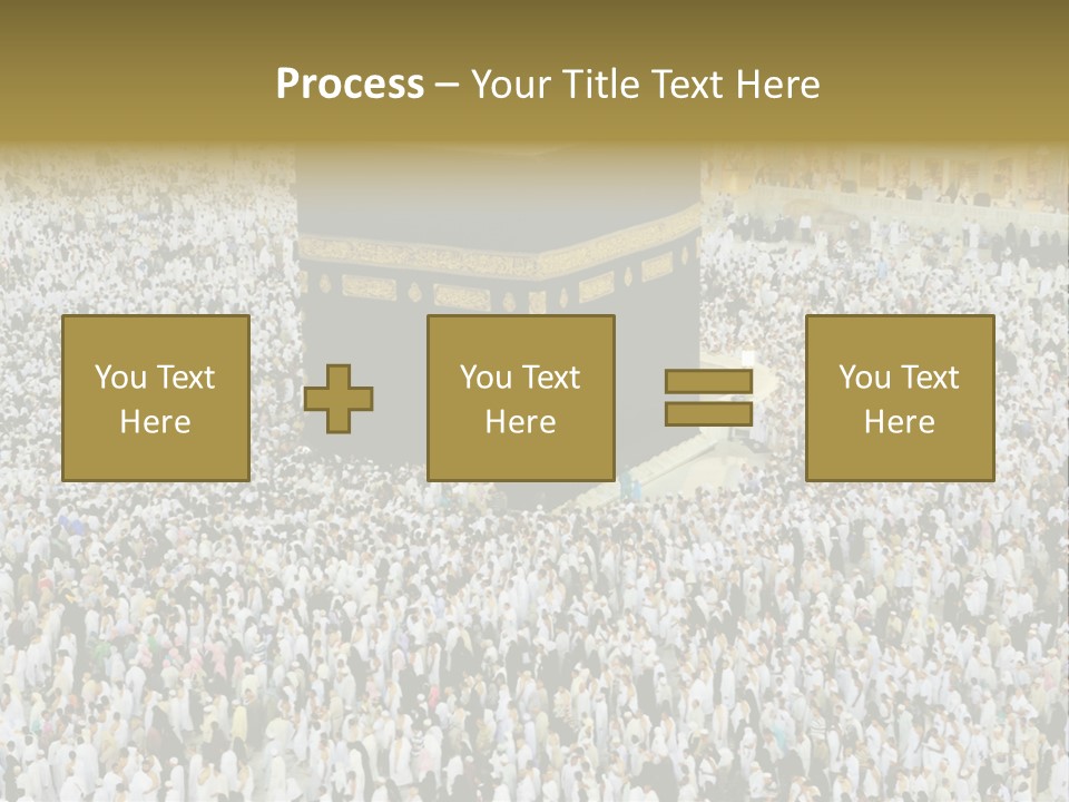 Crowd Evening Holy PowerPoint Template
