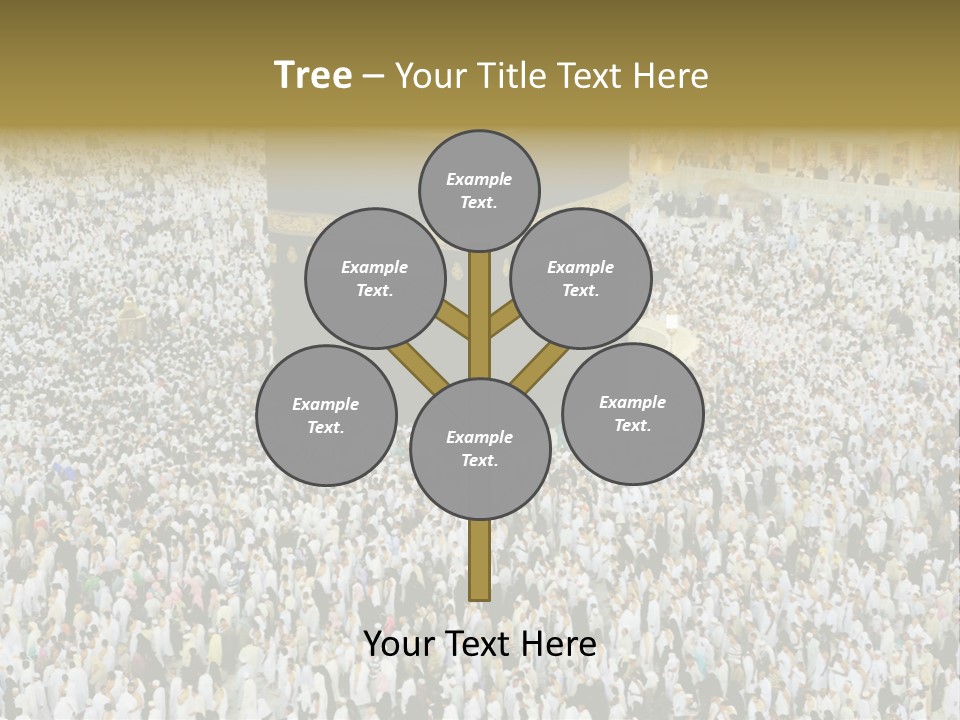 Crowd Evening Holy PowerPoint Template