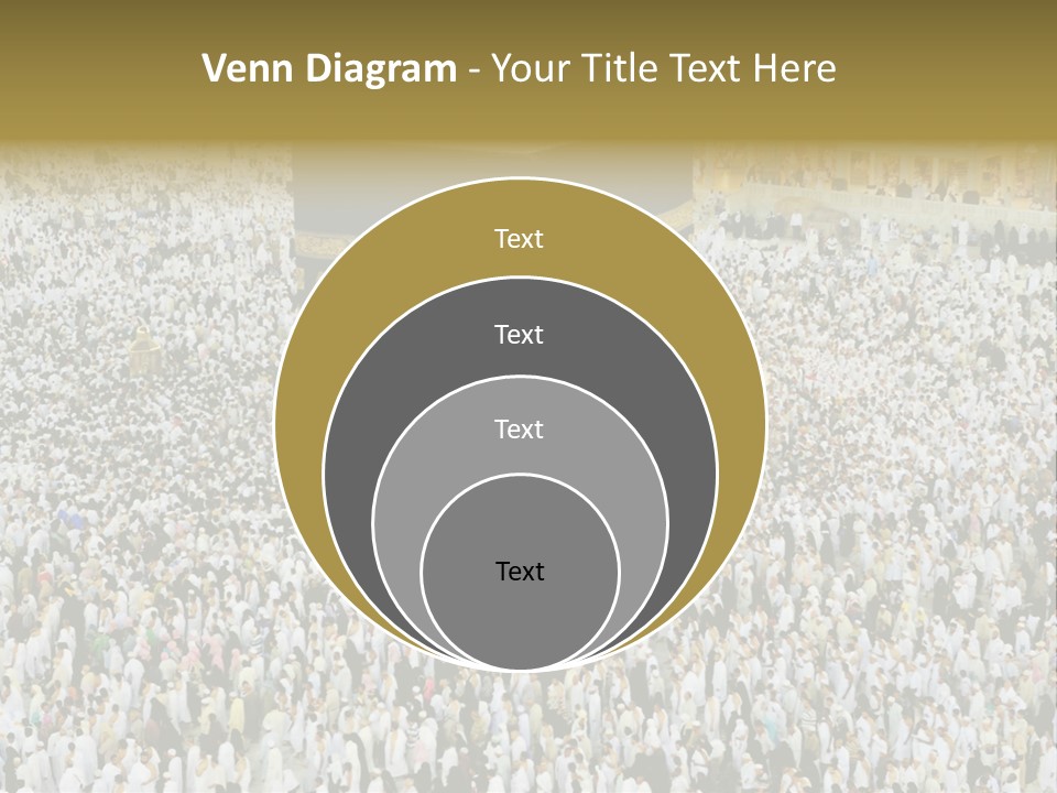 Crowd Evening Holy PowerPoint Template
