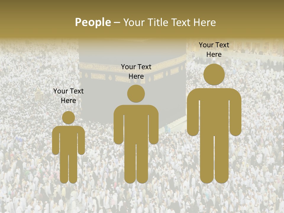 Crowd Evening Holy PowerPoint Template